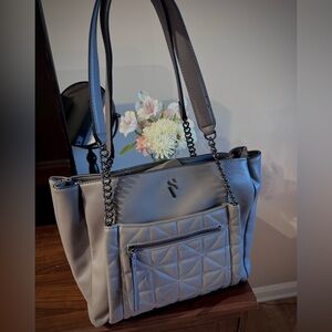Simply Vera Wang Gray Rockbridge Tote Bag